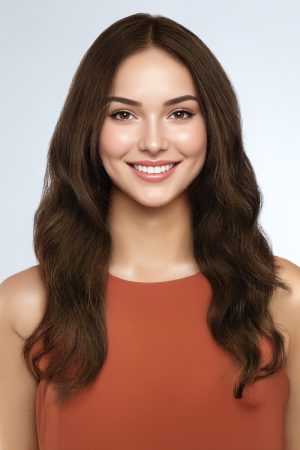 Kısa Kumral Gerçek Saç Peruk