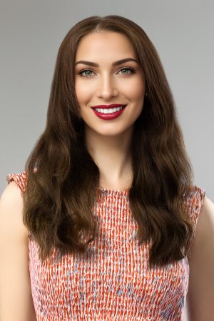 Kısa Kestane Gerçek Saç Peruk