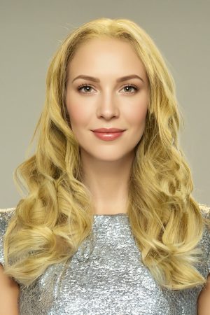 Orta Boy Dore Ombre Gerçek Saç Peruk